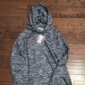 Christopher & Banks Black Long Sleeved Hoodie